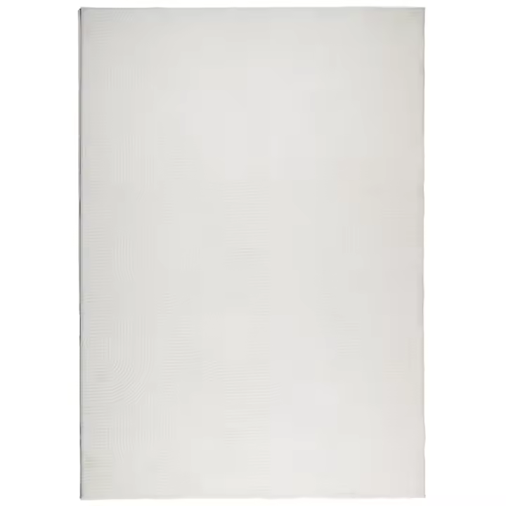 vidaXL Alfombra de pelo corto look escandinavo IZA 140x200 cm Color Antracita,  Crema,  Gris y mas Alfombras de área  Alfombra de Piso para Sala de Estar Dormitorio Habitación Salón - 1