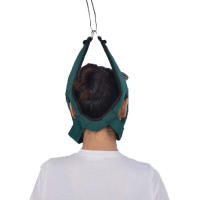 Cinturón De Tracción Cervical 1Pcs Correa Estiradora De Cuello Para Fixing De Vértebras Colores Gris Y Blanco Material Algodón Y ABS - details 6