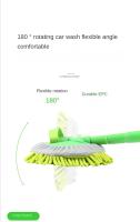 Cepillo de limpieza para autos, súper absorbente, ajustable, telescópico, con mango largo, trapeador limpio, accesorios para autos - details 3
