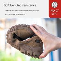 Zapatos De Seguridad Para Hombre Con Punta De Acero Transpirables Antideslizantes Cómodos Y Protegidos Contra Aislamiento 6KV - details 10
