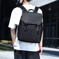 Mochila informal sencilla para hombre, mochila de alta gama de gran capacidad, mochila de estilo universitario, bolso para computadora para hombre y mujer. - details 3