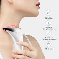 Masajeadores faciales y de cuello, herramientas de masajeador facial para el cuidado de la piel en el hogar, técnicas de Termoterapia y vibración de luz roja en la cara y el cuello - details 0