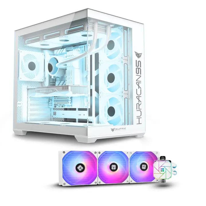 PC GAMING PC RACING INTEL CORE I7-13700F - 64GB DDR5 - 2TB SSD M.2 - RX 9070 XT - WIFI - WINDOWS 11 PRO - PC Gamer, Ordenador de sobremesa - 1