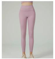 Leggings De Yoga Para Mujer Cintura Alta Sensación De Naked Fitness Running Ciclismo Ropa De Gimnasio Deporte Verano Talla True Fit Pantalones De Pierna Larga Material Nylon Spandex - details 19