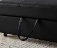 Sofá Cama multifuncional [Con función para dormir], sofá Cama extraible Doble, respaldo ajustable de 3 secciones, material de PU a prueba de salpicadurás, fácilmente convertible en cama - details 4