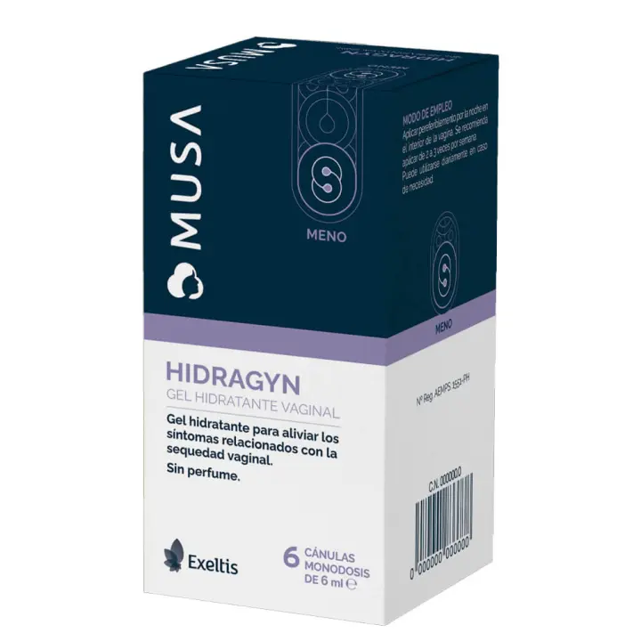 Musa Meno Hidragyn Gel Hidratante Vaginal 6 Cánulas 6 ml - 1