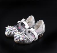 Zapatos De Princesa De Cristal Y Diamante Para Niñas Zapatos Altos De Moda Estilo Cenicienta Cuero PU Decoración De Lazo Tacón Cuadrado Ajuste True to Size - details 14