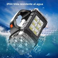 Linterna LED Solar De 5000mAh COB Farol De Trabajo Luz De Camping Impermeable Portátil Con Carga USB Y Como Power Bank - details 2