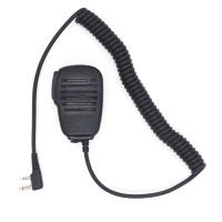 Altavoz remoto a prueba de lluvia, micrófono PTT para ICOM IC-V8, V85, IC-F21, F20 - details 0
