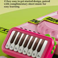 Teclado De Música Infantil Multifuncional Con Luces Mini Pianoforte Electrónico Portátil Para Niños Edad Recomendada 3-12 Años - details 6