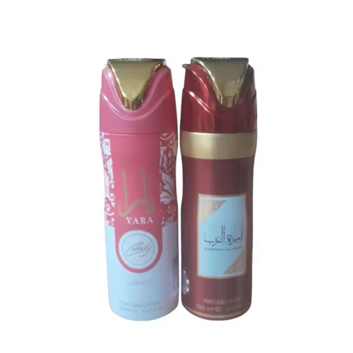 PACK 2 UNIADES - DESODORANTES PARA MUJER - YARA CANDY , AMEERAT AL ARAB 200 ML  - LATTAFA  SET 2 UNI - 1
