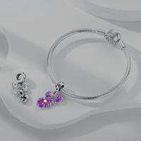 Encantos De Cocodrilo Plateado En Plata Con Dibujo Colorido Encantos Colgantes Para Pulseras Y Collares Joyería DIY - details 172