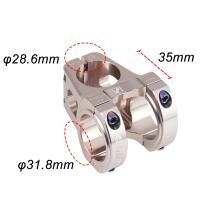 ZTTO Tornillo De Bicicleta De Montaña 35mm De Aluminio CNC Para Rueda Delantera 28.6mm Y Trasera 31.8mm Barra De Dirección De Alta Resistencia 0 Grados Duradero Para AM Vehículo - details 2