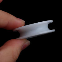 Rodamiento De Cadena De Acero 608ZZ 8x40x11.5MM Para Linea De Plástico POM Con Envolvente De Cinta Adhesiva U Groove Blanco - details 7