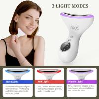 Masajeador facial 4 en 1 EMS Y 3 Luces Masajeador facial 43 ℃ Masajeador facial Eléctrico recargable con Alimentación y vibración con Pantalla LED - details 0