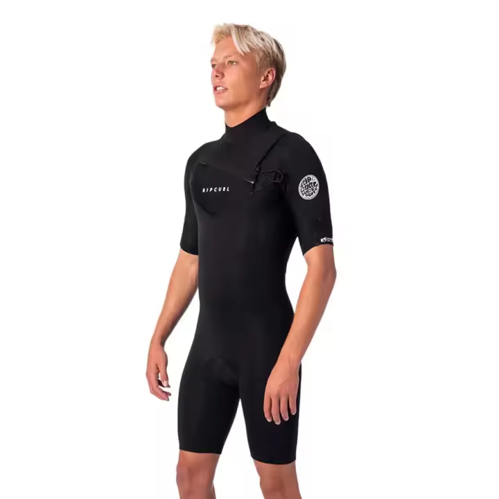 Rip Curl Traje De Neopreno Con Cremallera En El Pecho Y Mangas Cortas D Patrol 22gb Spring - 1