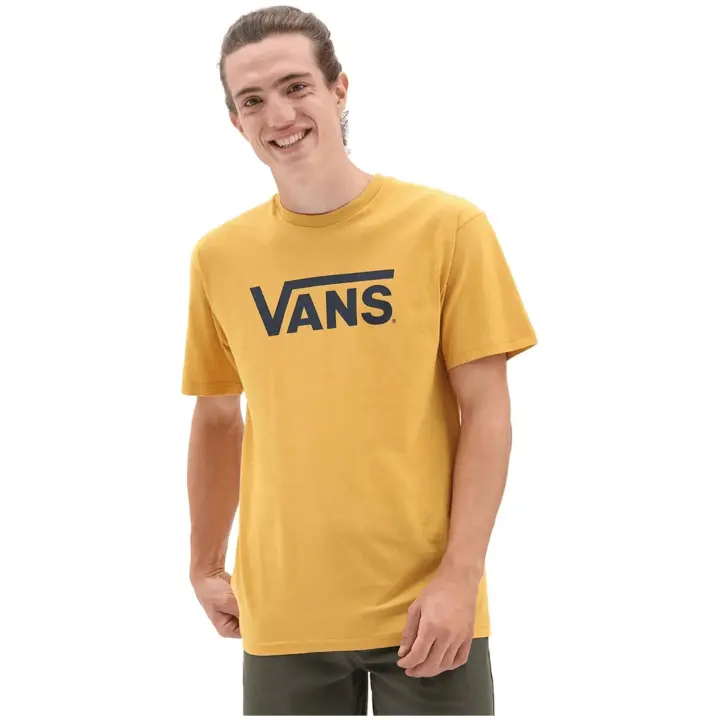 Camiseta de Manga Corta Vans Classic para hombre en color amarillo - 1