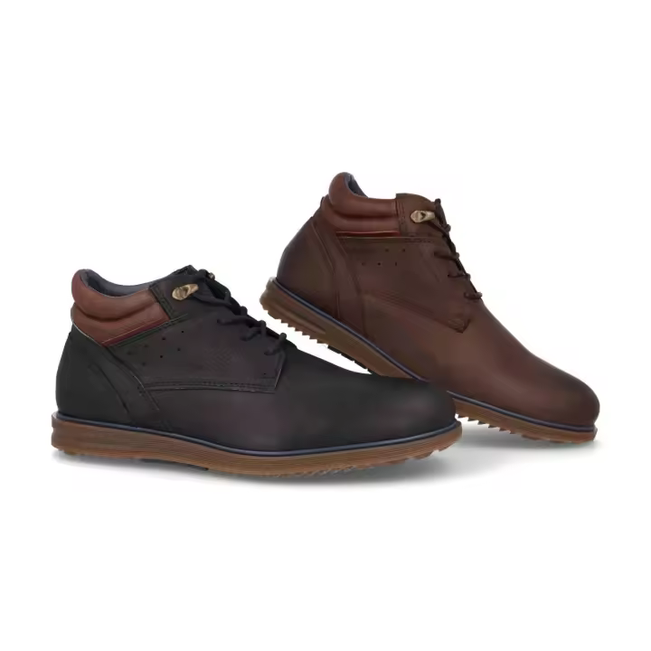 Mº986 - DI PRIETO BOTIN CABALLERO PIEL    COLORES : MARRON , MARINO  TALLAS: 39 AL 46  CORTE EXTERIOR: PIEL  FORRO INTERIOR: TEXTIL  PLANTILLA: TEXTIL  ALTURA TACÓN / CUÑA : 2,5 CM.  PISO : SINTÉTICO - 1
