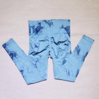 Pantalones De Yoga Para Mujer De Cintura Alta Control De Abdomen Push up Leggings De Talla Grande Talla Pequeña Talla Media Sin Costuras Tie Dye Bleach Fitness Gimnasio Deportes Pantalones - details 19