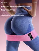 3Pcs Bandas De Resistencia De Tela Para Caderas Y Glúteos Ejercicio De Squat Y Estiramiento De Círculo Aparato De Gimnasio Y Yoga Para Fortalecimiento De Piernas Y Cintura - details 0