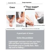 EVA cómodos y de moda para hombre, zuecos transpirables, antideslizantes y resistentes al desgaste para interiores, exteriores, jardín y playa. - details 1
