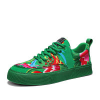 Zapatos Casual Para Hombre Con Diseño Floral Ligeros Y Confortables Plataforma Antideslizante Transpirables Para Caminar Y Correr - details 7