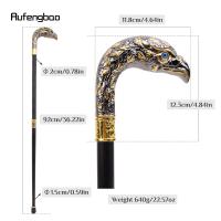 Bastón De Moda Con Cabeza De Águila Dorada Y Negra Elegante Y Decorativo Para Caballeros Cosplay 92cm Con Punta De Goma - details 2