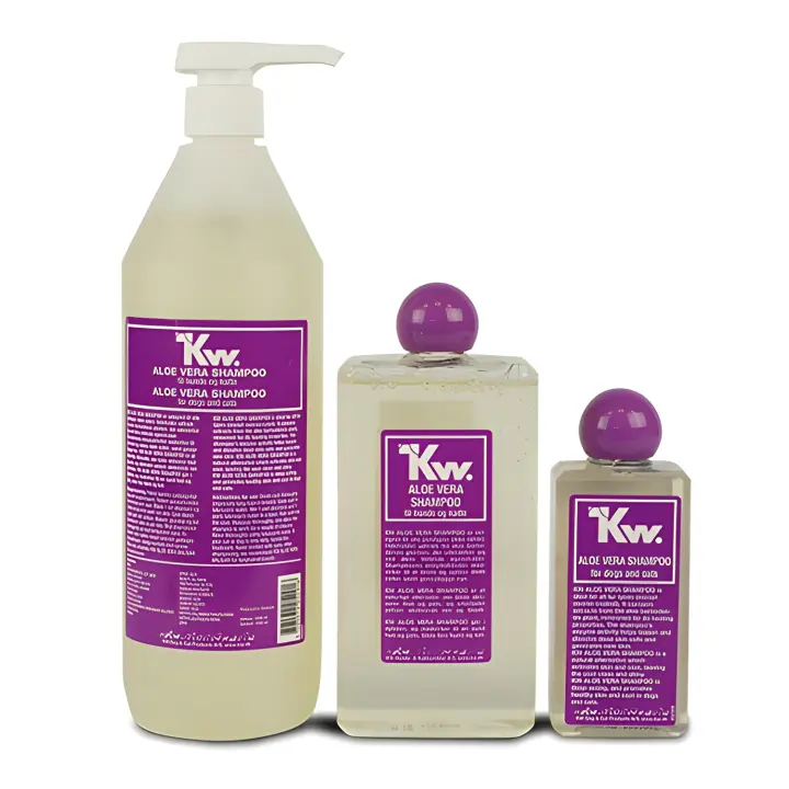 Champú Concentrado de Aloe Vera Kw para Mascotas de Piel y Manto Sensibles - 1