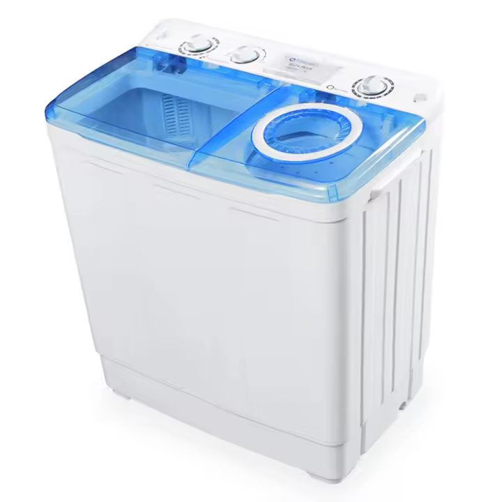 Lavadora portátil 8kg Ibiza PLUS XL Tangarus – sin instalación, bajo consumo, alta eficiencia, carga grande, lavadora compacta, ligera, potente, resistente, ideal hogar o segunda residencia - 1
