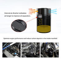 Separador De Aceite Para Coche Oil Catch Can Negro Compatible Con Chevy Suburban GMC Tahoe Silverado 1500 Sierra 1500 2021-2022 Material De Aleación De Aluminio - details 6