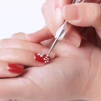 Kit De Herramientas De Arte De Uñas YIKOOLIN 5PCS Con 3 Pinceles De Pintura De Uñas Doble Final Y Herramienta De Puntos Para Diseño De Uñas - details 5