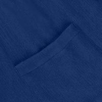 Monos De Verano Casuales Para Mujer Con Hombros Descubiertos Y Mangas Cortas Ruched Estilo Romper De Piernas Largas Con Bolsillos De Poliéster - details 23