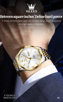 Reloj Mecánico Automático Para Hombre OLEVS Con Calendario Y Semana Acero Inoxidable Resistente Al Agua Luminoso Dial Digital - details 10