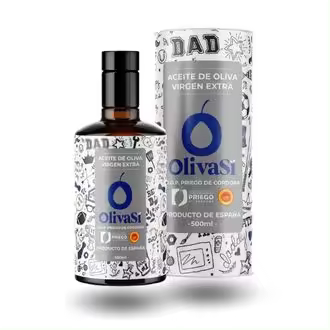 OLIVA SÍ Edición Padres - Aceite de Oliva Virgen Extra 500ml con D.O.P. Priego de Córdoba - Calidad Gourmet y Sabor Exclusivo - 1
