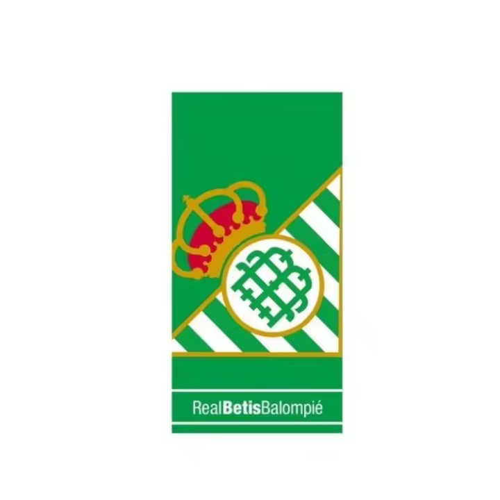 TOALLA REAL BETIS BALOMPIÉ  New Import - Toalla oficial del equipo de fútbol, microfibra 250gr, 70x140 cm / Ref: RBB005 - 1