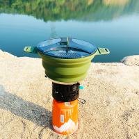 Cacerola De Silicona Plegable 2.5L Para Camping Tetera Portátil Para Café Y Té Pot Para Hervir Agua Mini Para Picnic Al Aire Libre - details 1