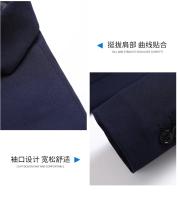 Chaqueta De Negocios Para Hombre Estilo Británico Sólido Moda Casual Cierre Único Tipo De Traje Ideal Para Bodas Y Trabajo - details 6