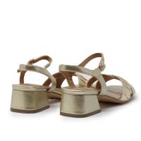 Sandalias altas mujer D'ANGELA DKO28164ORO SANDALIA TIRAS CRUZADAA PLATINO 35649 25V - details 0