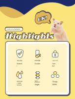 Botella De Agua Para Hamster Accesorios Para Animales Pequeños Plástico Fuente De Bebida Con Cabeza Y Tubo Para Beber Automático Tamaños 80ml 125ml 250ml - details 0