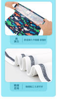 Traje de baño para niños, traje de baño para niñas de talla mediana y grande, traje de baño de aguas termales, traje de baño de dibujos animados para bebés de manga corta con tiburón - details 9