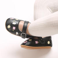 Nuevos Zapatos De Bebé Para Niñas Mary Jane Planos Con Bordado Antideslizantes De Goma Talla 0-18M Zapatos De Princesa Para Recién Nacidos - details 14
