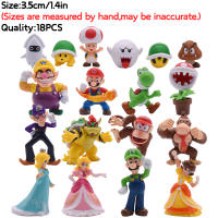 Figuras De Acción Super Mario Bros Set De 3-48 Piezas Incluye Mario Luigi Princess Peach Bowser Goomba Donkey Kong Yodhi Boo Toad Regalos Para Cumpleaños - details 21