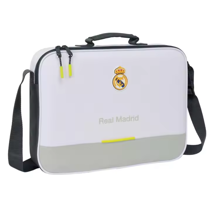 Cartera Extraescolares Real Madrid Equip. 25/26 38x28x6 Cm (Safta 612554385) - 1