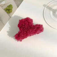 Mini Pinza De Pelo De Peluche Nueva Para Mujeres Y Niñas Estilo Temperamento Diverso Tamaño Pequeño Accesorios De Cabello De Veludo De Oveja Lindo Y Decorativo - details 8