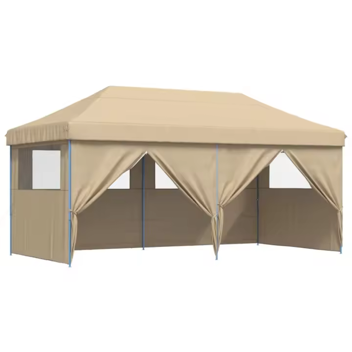 vidaXL Tienda de fiesta plegable Pop-Up 4 paredes laterales tienda Color orange,  Burdeos,  Beige y mas - 1