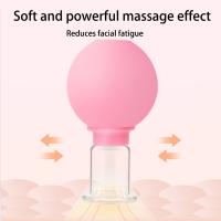 1/4PCS Copas De Masaje Corporal De Goma Para Levantamiento De Piel Facial Anti-Celulitis Con Vacío Uso En El Cuerpo Y Rostro Tamaño S/M/L/XL Colores Rosa/Azul - details 5