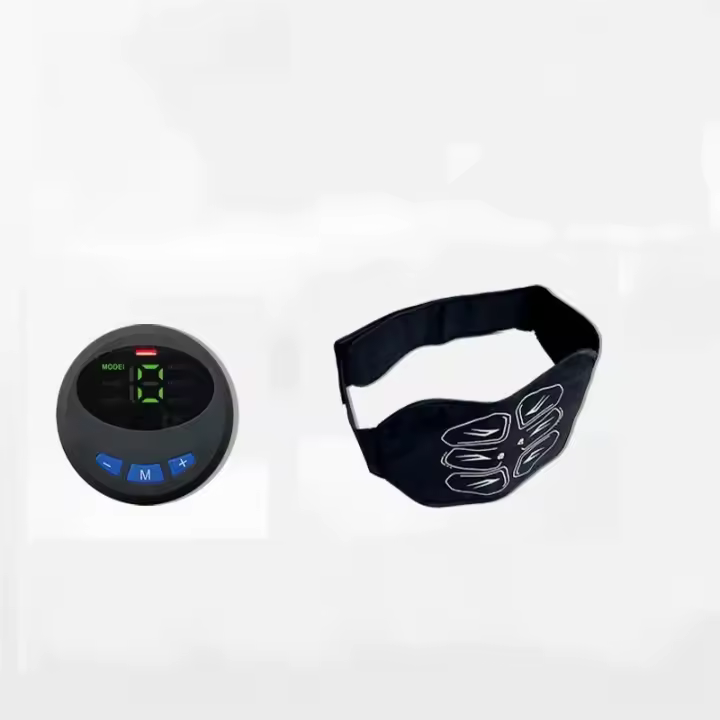 Cinturón de Estimulación Muscular EMS Entrenador Abdominal Vibrante Equipo de Gimnasio en Casa para Adelgazar - 1