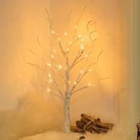 Lámpara De Árbol De Birka Con 24 LEDS Luz Twinkling USB Para Decoración De Exterior Y Dormitorio Luz Nocturna Festiva - details 4