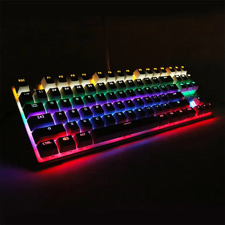 Teclas OEM RGB Para Teclado Mecánico 104 Keys Compatible Con Español Árabe Ruso Francés Coreano Alemán Thai Portugués Accesorios Para Computadora - 1