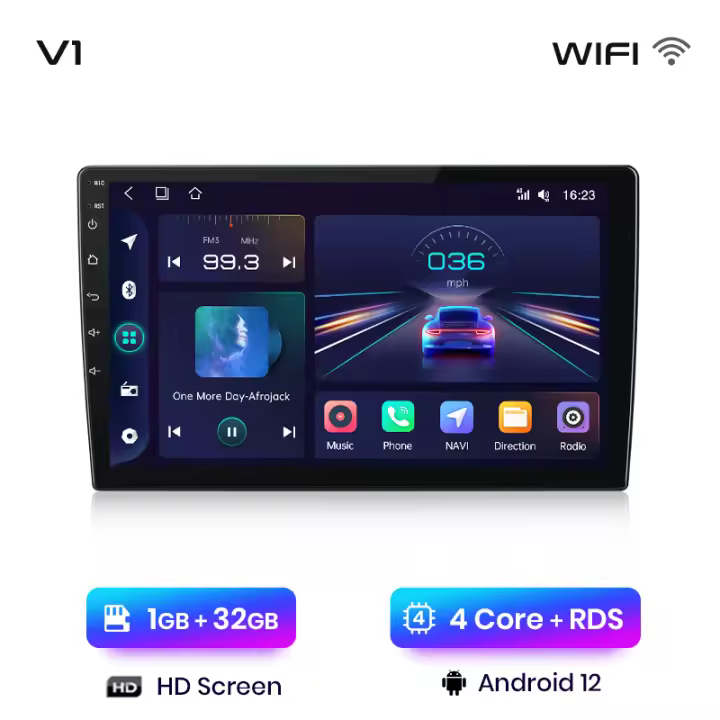 Junsun Android 13 inalámbrico CarPlay Android Auto Radio para Peugeot 308 308S 2013 - 2017  coche Multimedia navegación GPS autorradio - 1